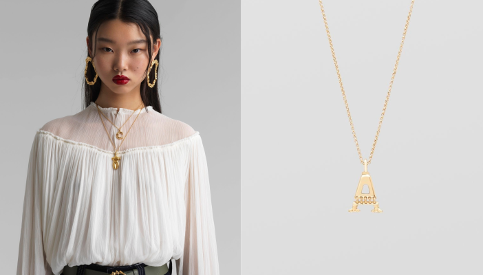 Pacharee英文字母首飾